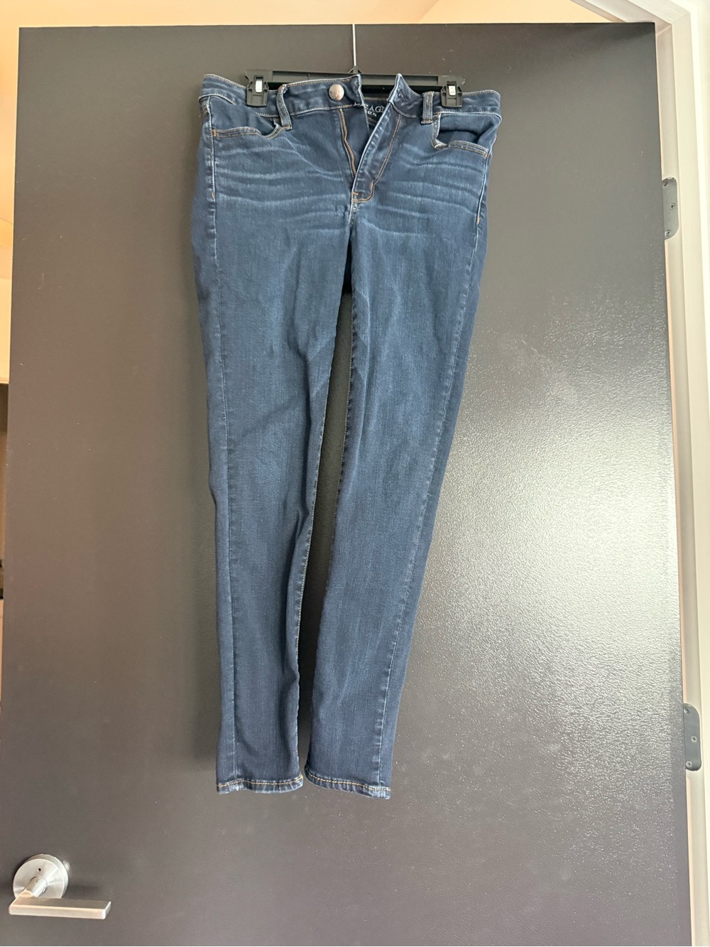 American Eagle Outfitters Navy Skinny Stretch Jeans